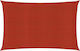 vidaXL Square Shade Sail Red With Hoop 4.5x4.5m...