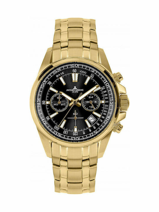 Jacques Lemans Liverpool Ανδρικό Ρολόι 44mm Χρο...