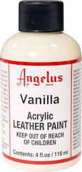 Angelus Acrylic Paint Liquid Craft Paint Beige for Leather Vanilla 118ml