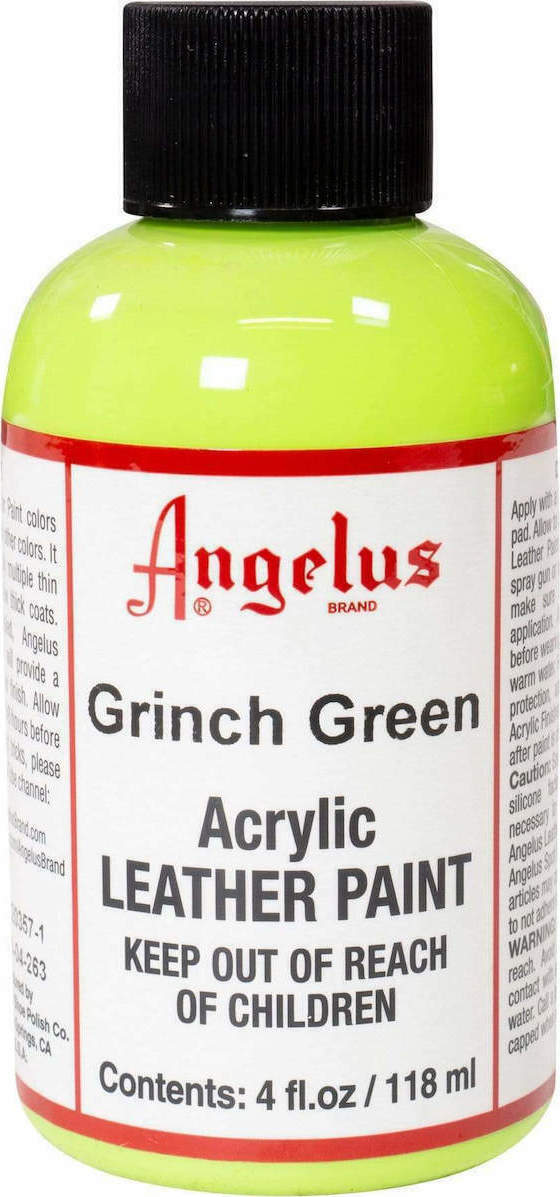Angelus Acrylic Leather Paint Grinch Green 118ml Skroutz.gr