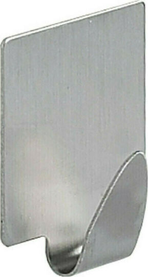 Dimitracas Square Haken Badezimmer Einzeln Aufkleber ​2.4x3.5cm Inox Silber
