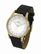 Jacques Lemans London Women's Watch with Black Leather Strap