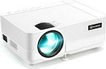 Vankyo Leisure D70T Projector HD Λάμπας LED με Ενσωματωμένα Ηχεία Λευκός