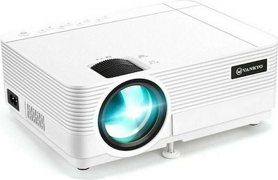 Vankyo Leisure D70T Projector HD Λάμπας LED με Ενσωματωμένα Ηχεία Λευκός