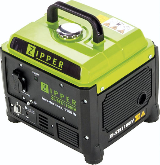 Zipper Generatoare silențioase Generator Inversor Benzină (în patru timpi) Patru timpi cu Putere Maximă 1.6kVA