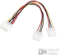 TrustWire 4-Pin Molex - 4-Pin Molex Cable 0.15m Πολύχρωμο 16225 TrustWire 4-Pin Molex - 4-Pin Molex Cable 0.15m Πολύχρωμο 16225