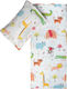 Silk Fashion Set Duvet Crib from Polyester Jungle Multicolour 125x150cm