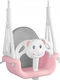 Ricokids Plastic with Protector Swing Bear for 6+ months Pink