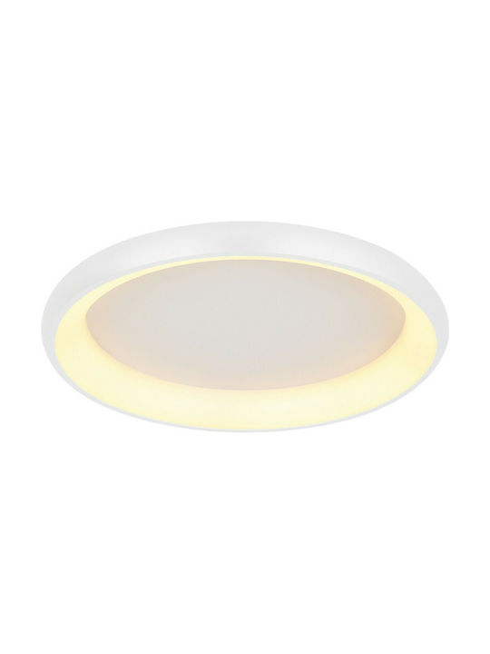 VK Lighting VK/04416CE/W/W/61 Modern Metallic Ceiling Mount Light with Integrated LED in White color 61.5pcs