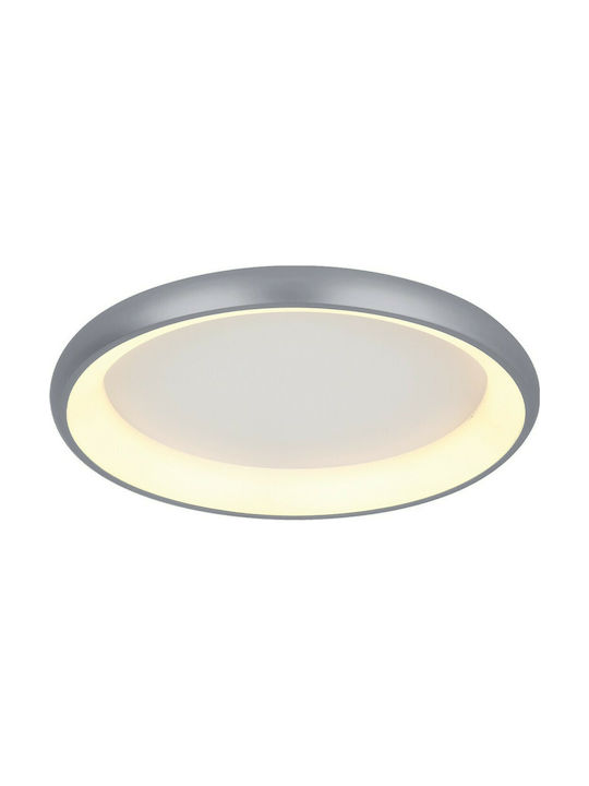 VK Lighting VK/04416CE/AN/W/61 Modern Metallic Ceiling Mount Light with Integrated LED in Gray color 61.5pcs