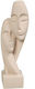 Espiel Decorative Statuette made of Plaster in Beige 21cm 1pcs