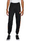 Varsity Jogginghose Glänzend mit Gummizug Black / Orange