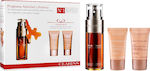 Clarins Double Serum & Extra- Firming Hautpflegeset für Feuchtigkeitsspendend & Anti-Aging mit Serum 80ml