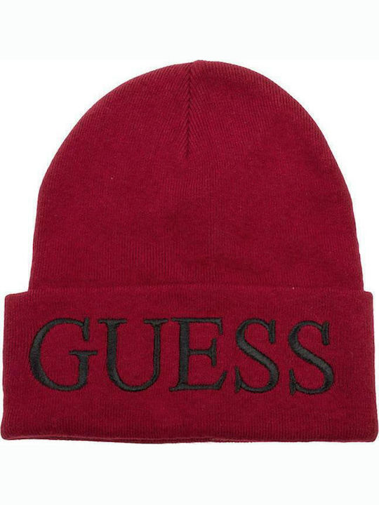 Beanie Beanie Knitted in Red color