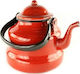 Omega Teapot Enamel Red 2500ml