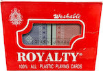 Argy Toys Royalty Set Plastic Card Deck Red/Blue 2pcs