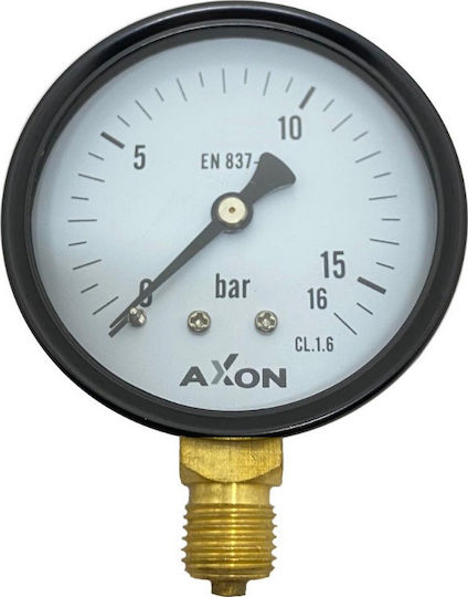 Axon MAN-16 Манометър Вода Φ63mm 1/4" 0-16bar