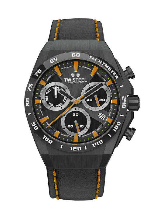 TW Steel Fast Lane Limited Edition Watch Battery with Leather Strap