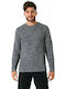 Bellissimo 5013 Men's Long Sleeve Sweater Gray