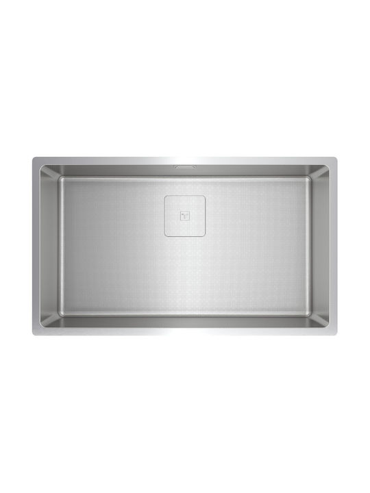 Teka Flexlinea Pureclean RS15 71.40 Υποκαθήμενος Νεροχύτης Inox Σατινέ Μ75xΠ44cm Ασημί