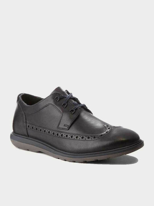 Glaston Wing Δερμάτινα Ανδρικά Oxfords Μπλε