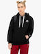 Women's Sweatshirt Hooded Black