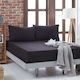 Beauty Home Art 1999 Σεντόνι King Size 265x270εκ. Μαύρο