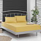 Beauty Home Art 1999 Σεντόνι Μονό 170x260εκ. Κίτρινο