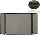 Zogometal Metallic Fireplace Screen with 3 Pane...