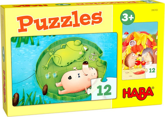 Kids Puzzle The Hedgehog and His Friends for 3+ years+ Years 12pcs Haba