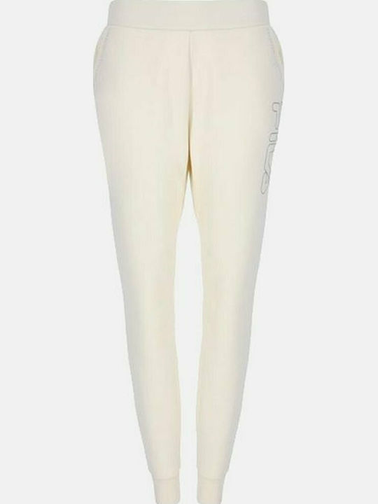 Faria Pantaloni de Trening cu elastic Ice White