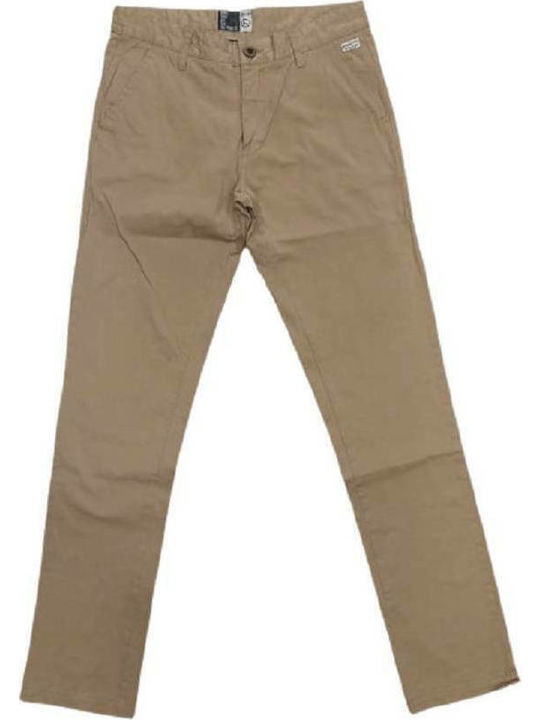 Basehit Trousers Chino in Regular Fit Beige