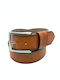 1757 Wide Men's Belt from Artificial Leather Tabac Brown 1757 ΤΑΜΠΑ