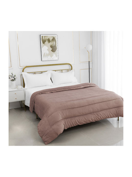 Silk Fashion Κουβερτοπάπλωμα Μονό 170x220εκ. Damask Syklamen 350 GSM