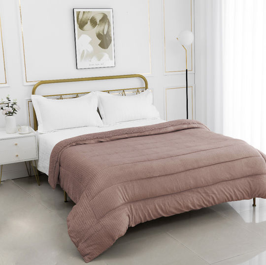 Silk Fashion Κουβερτοπάπλωμα Μονό 170x220εκ. Damask Syklamen 350 GSM