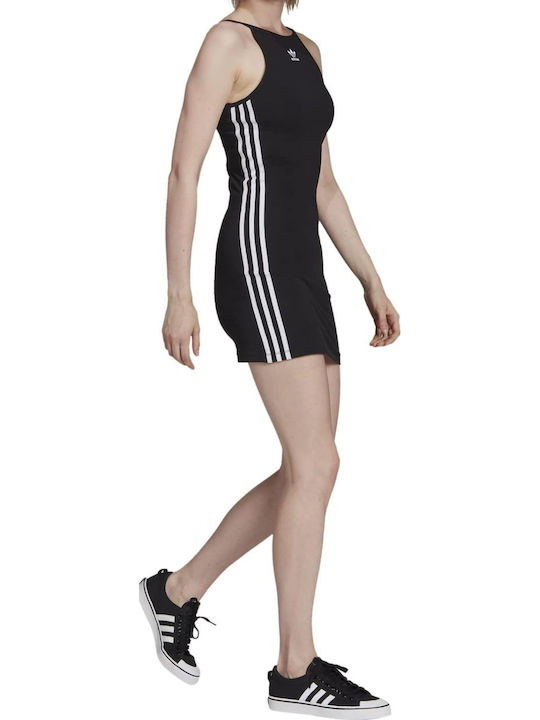Adicolor Classics Summer Mini Athletic Sleeveless Black Dress