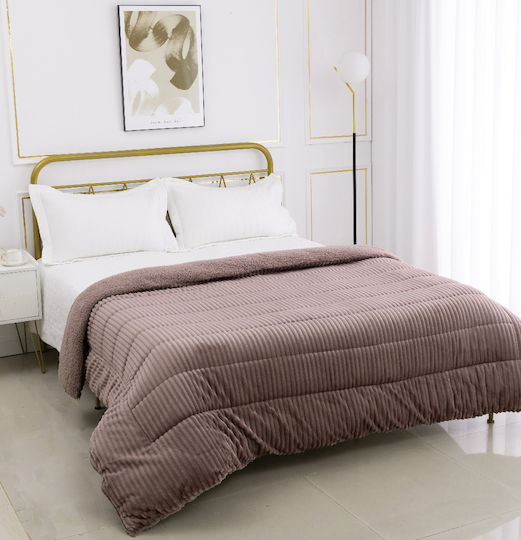 Silk Fashion Κουβερτοπάπλωμα Μονό 170x220εκ. Kotle Syklamen 350 GSM