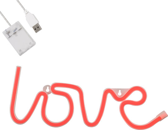 GloboStar Neon Decorative Lighting LED Love 34x12.3cm
