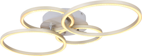 Globo Lighting Kendy Таванно осветление 65.5бр Сребрист с Вграден LED