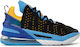 Lebron 18 Low Basketball Shoes Black / University Gold / Coast / Concord