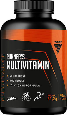 Trec Runner's Multivitamin Polivitamină pentru Energie & Sănătatea Oaselor 90 capace