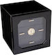 Humidor Chianti Medium Holz Schaukasten Befeuchter für Zigarren 126 mit Hygrometer 24cmx24cmx24cmcm.