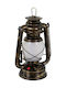GloboStar Flame Effect Decorative Lamp Lattern Bronze