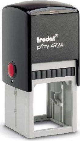 Trodat Printy 4924 Rechtecke Stempel "Text" und Blau Tinte