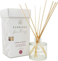 Fleriana Αρωματικό Χώρου με Sticks Aroma Therapy Calm & Peace 100ml