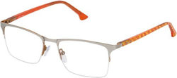 Police Eyeglass Frame Orange VPL397 0S34