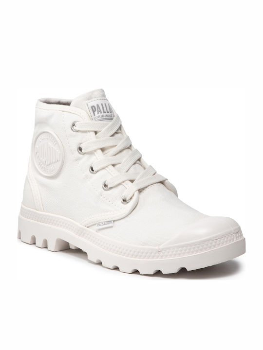 Palladium Pampa Hi Γυναικεία Μποτάκια Λευκά