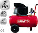 Yamato Cu o singură fază Compresor de aer cu Putere 2hp și Rezervor de aer 50lt 92848