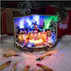 Fun World Christmas Illuminated Decorative Village with Battery with Music and Movement 26x27x16cm.