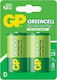 GP Batteries Greencell Baterii Zinc Zinc D 1.5V 2buc